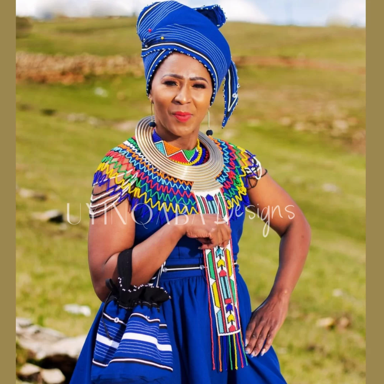 Royal Blue Tsonga Traditional Wear Tsonga Traditional Wedding